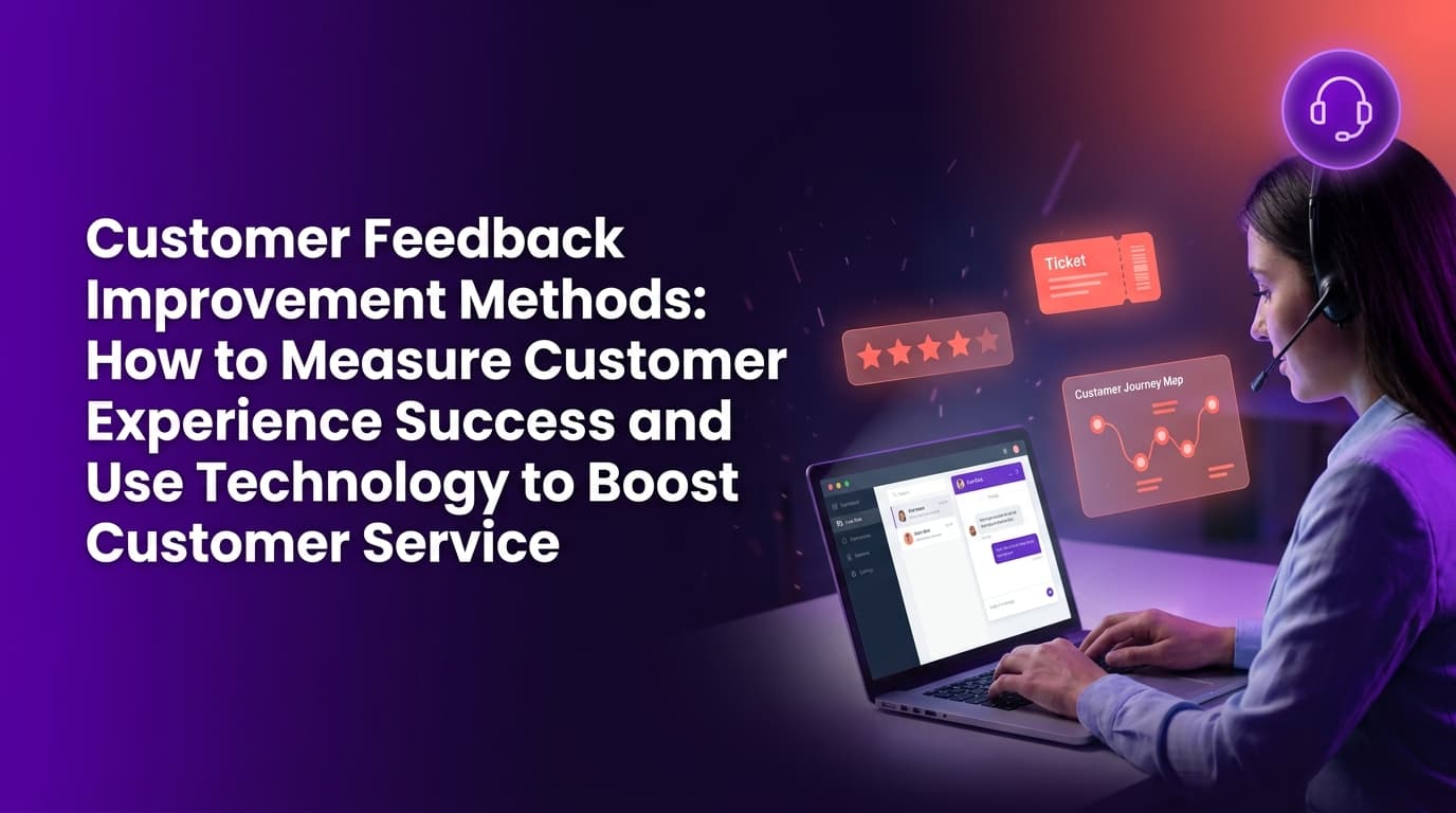 Customer Feedback Improvement Methods: How to Measure Customer Experience Success and Use Technology to Boost Customer Service