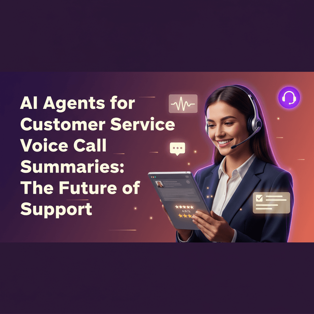 AI Agents for Customer Service Voice Call Summaries: The Future of Support