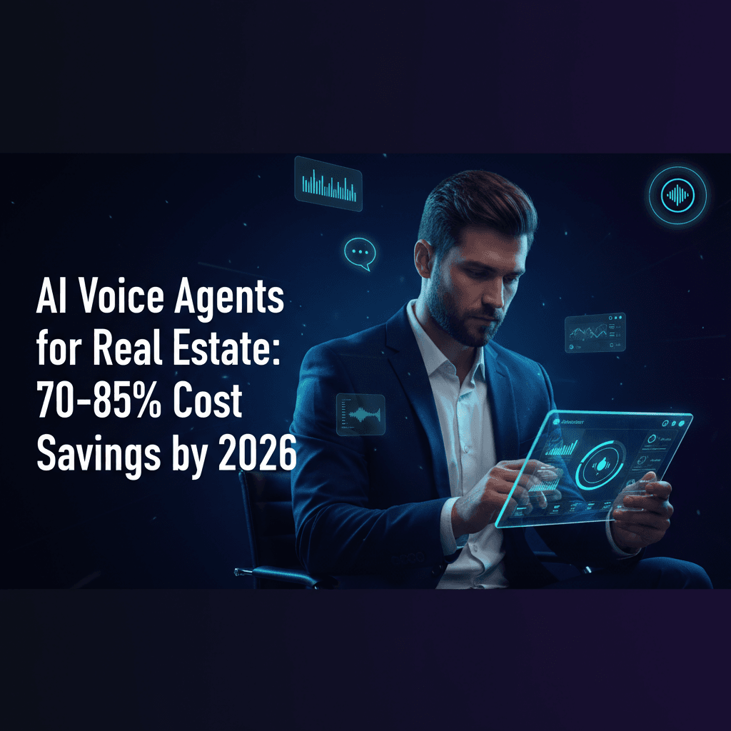 AI Voice Agents for Real Estate: 70-85% Cost Savings by 2026