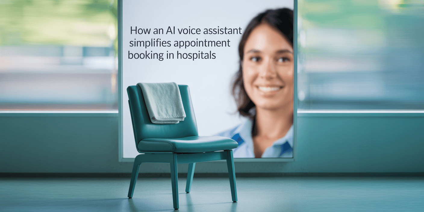 How an AI Voice Assistant Simplifies Appointment Booking in Hospitals