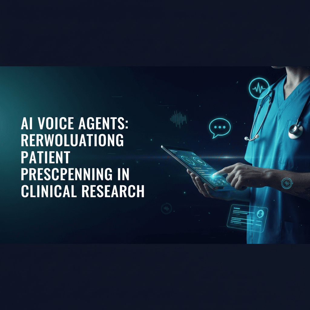 AI Voice Agents: Revolutionizing Patient Prescreening in Clinical Research