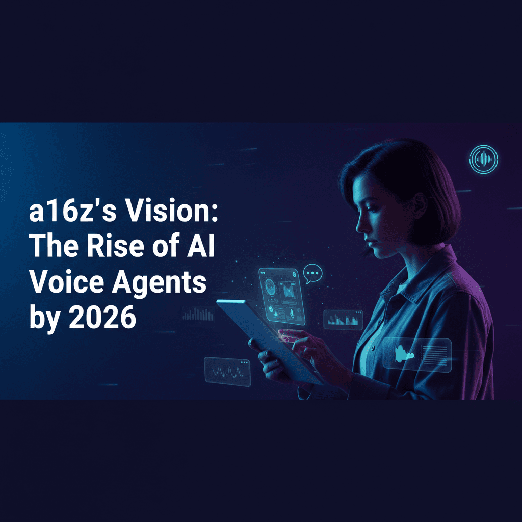 a16z's Vision: The Rise of AI Voice Agents by 2026